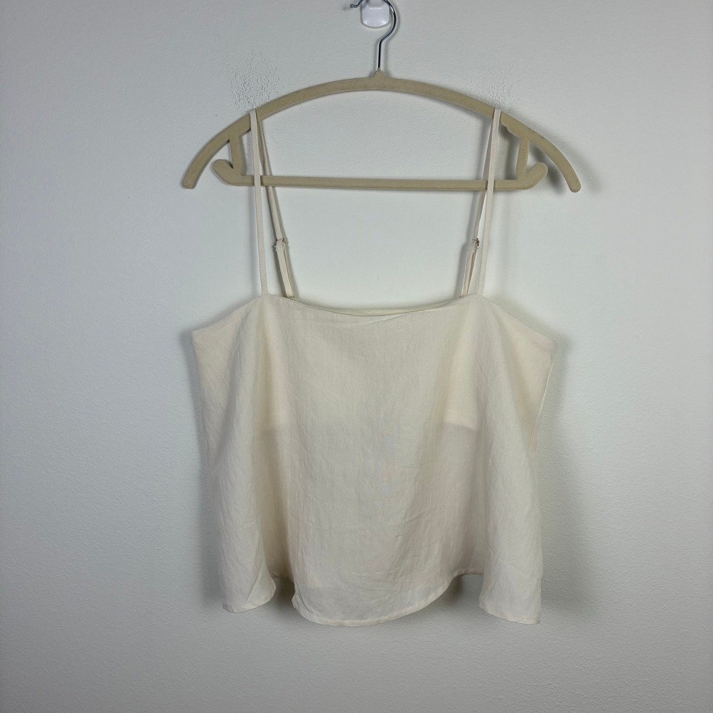Z Supply Havana Tank‎ Sandstone Sleeveless Cami Top Adjustable Strap Women's L - Picture 3 of 8
